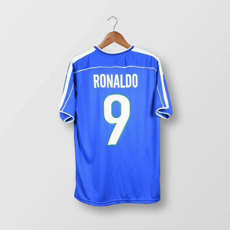 Brazil 1998 Away - Retro Football Shirt - RONALDO 9