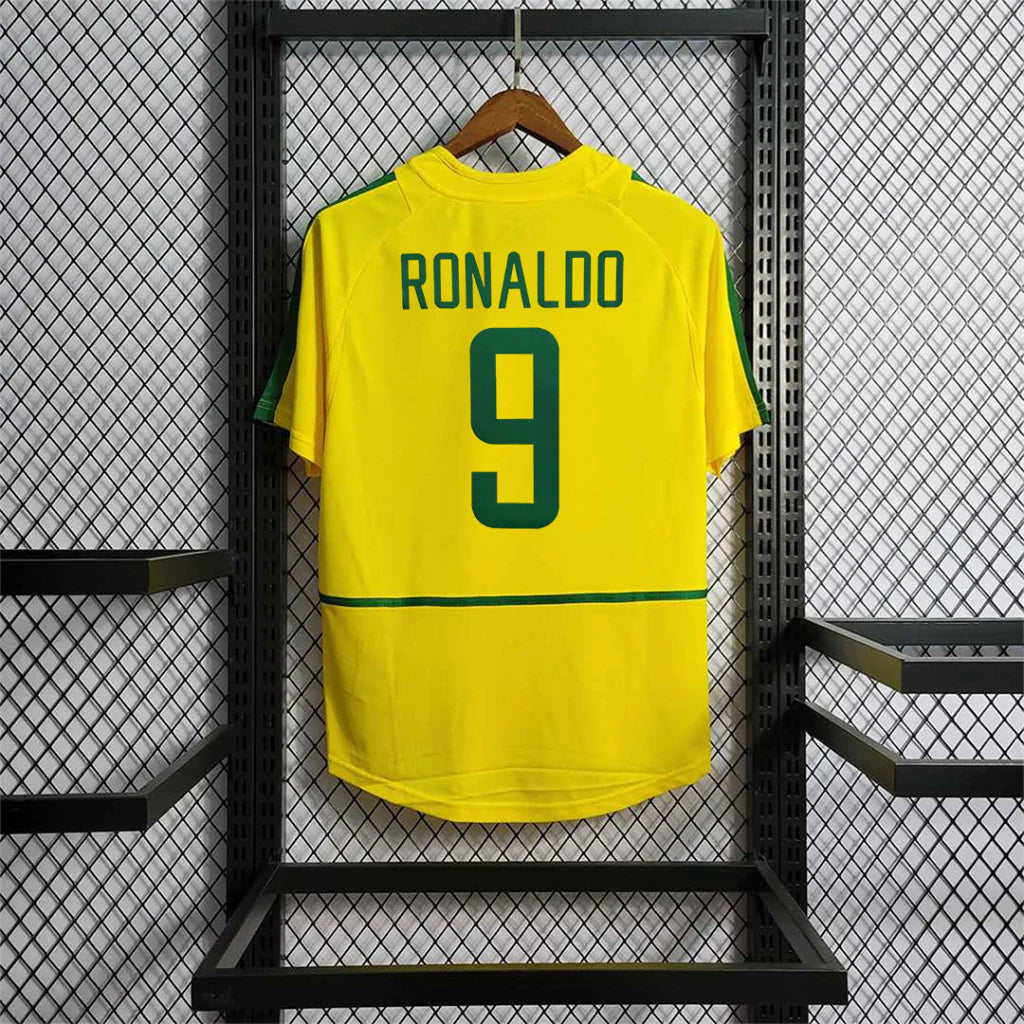 BRAZIL 2002 HOME SHIRT