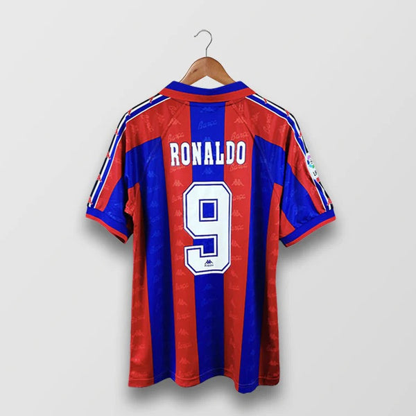 Barcelona 1995-97 Home - Retro Football Shirt - Ronaldo 9