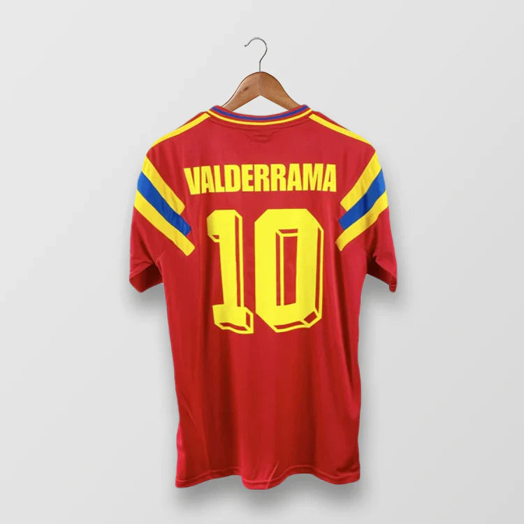 Columbia 1990 AWAY - Retro Football Shirt - VALDERRAMA 10
