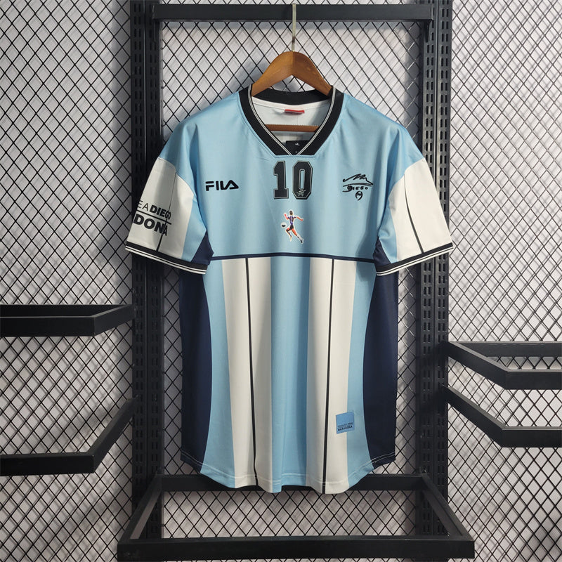 ARGENTINA 2001 MARADONA #10 COMMEMORATIVE EDITION SHIRT