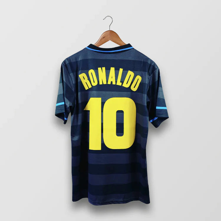 Inter Milan 1997-98 Third - Retro Football Shirt - RONALDO 10