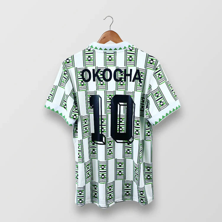 Nigeria 1994 Away - Retro Football Shirt - Okocha 10