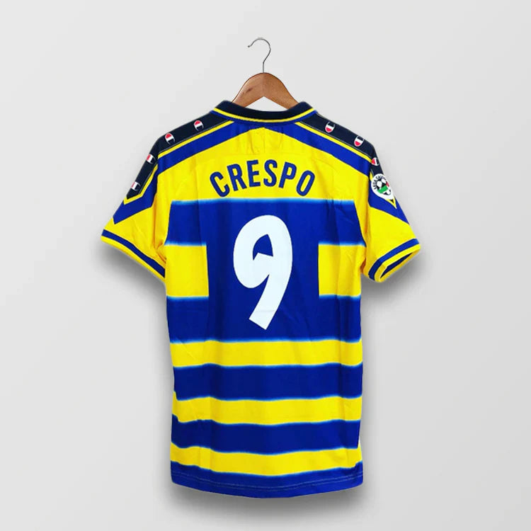 Maillot Domicile Parma 1998/99 Crespo N°9 - Lotto - Taille M - Neuf (collector Football)