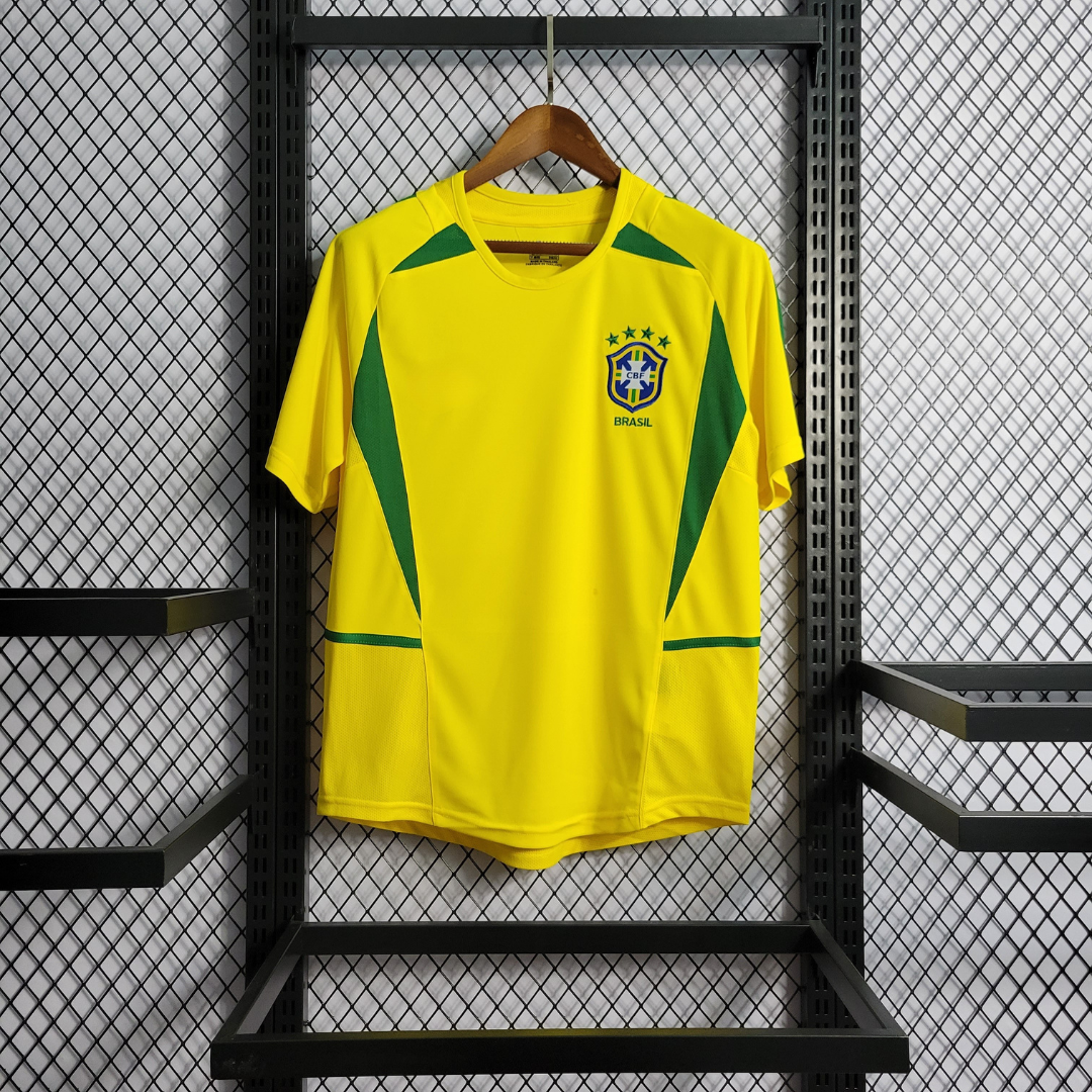 BRAZIL 2002 HOME SHIRT