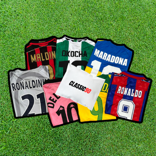 Retro Legends Football Shirt Mystery Box (Name + Number)